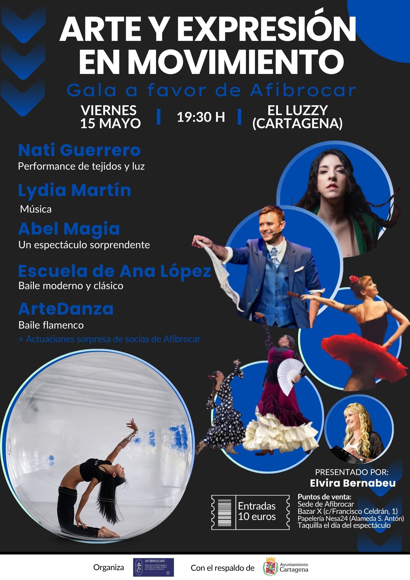 Cartagena acoge una gala de música, magia y danza para dar visibilidad a la fibromialgia y síndrome de fatiga crónica
